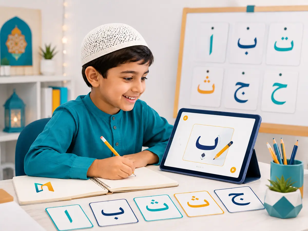 Learning the Arabic alphabet